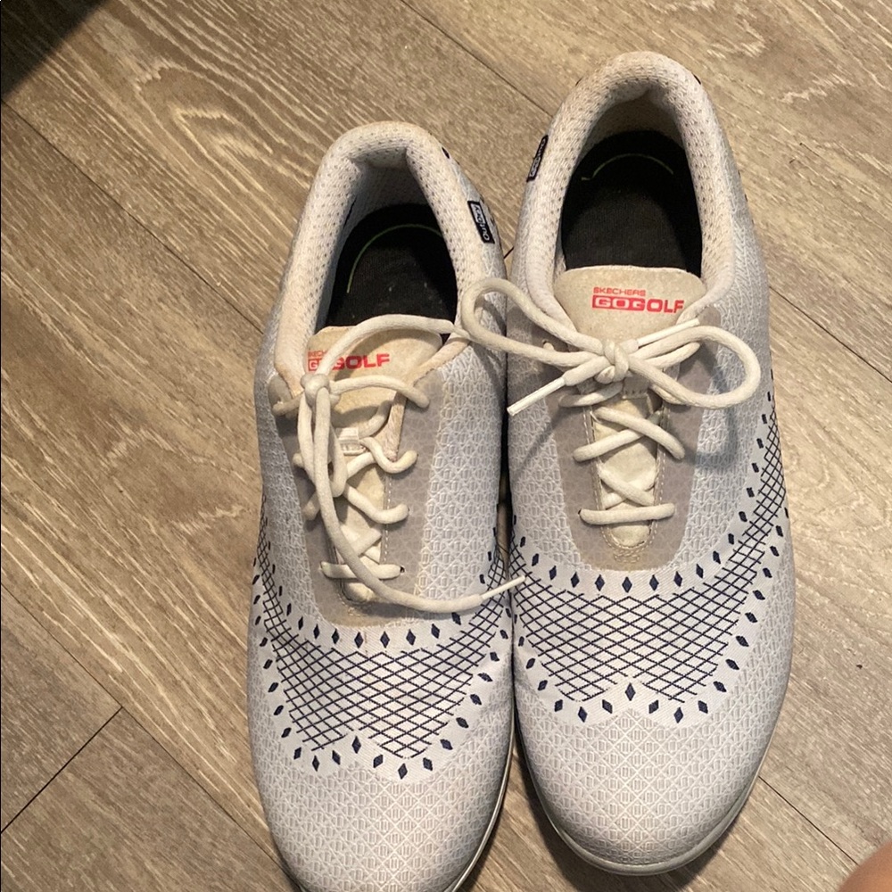 Skechers Gray and Navy GoGolf Shoes Womens Sz 11